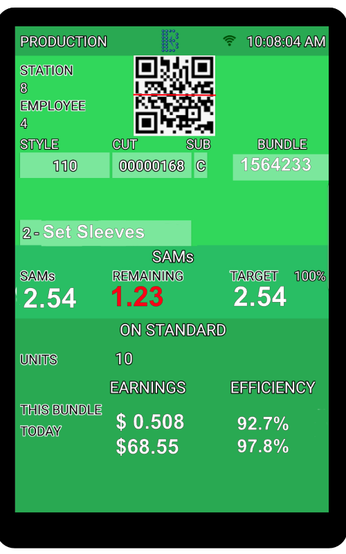 BYTE’s BYTETIME suite of production software can increase productivity by up to 30% and efficiency by 50%
through real-time visibility: to the employees of their status and requirements: to production supervision of
bottlenecks and backlogs; to management of production status and KPIs.
